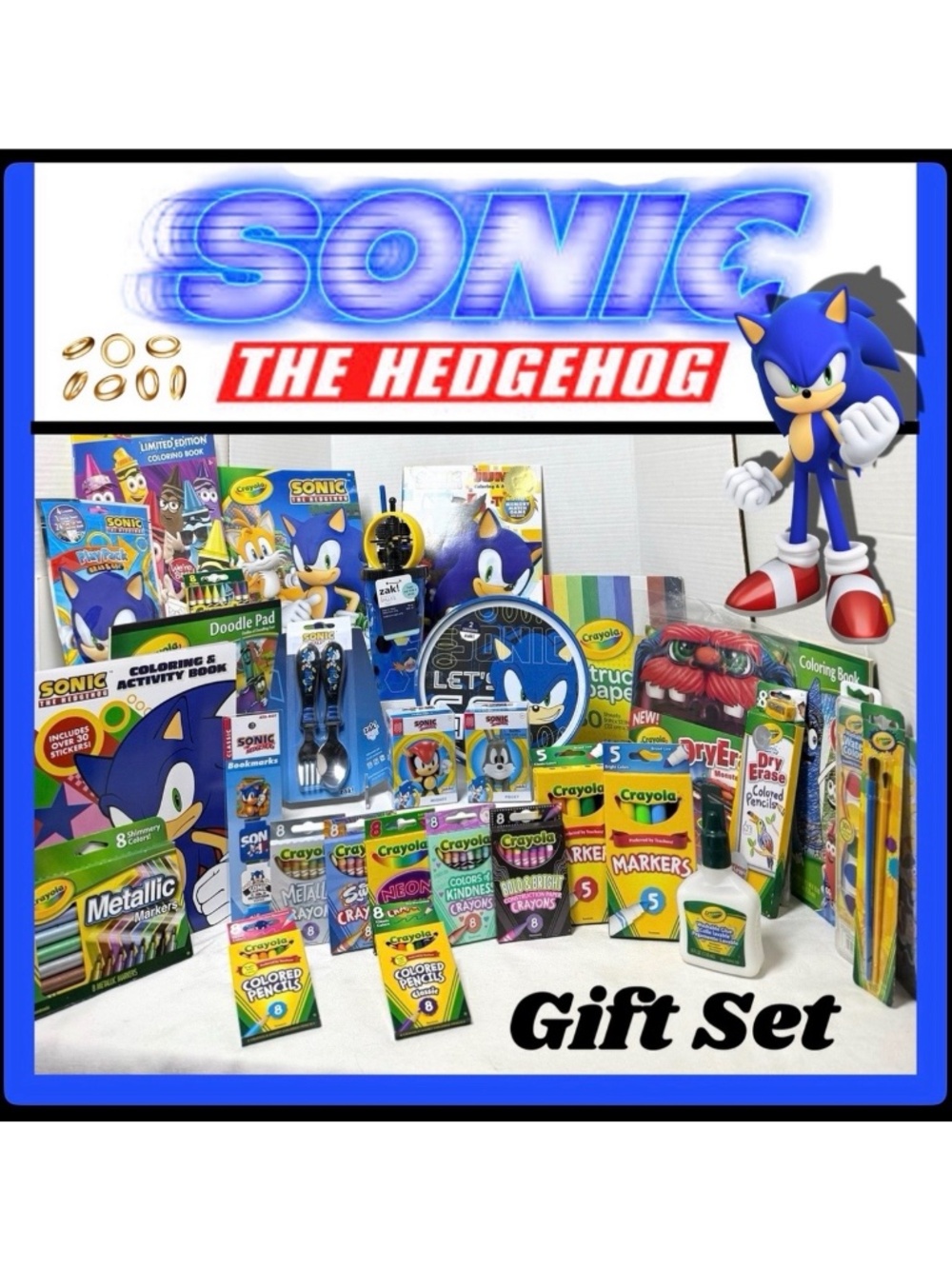 CRAYOLA’S SONIC THE HEDGEHOG GIFT SET